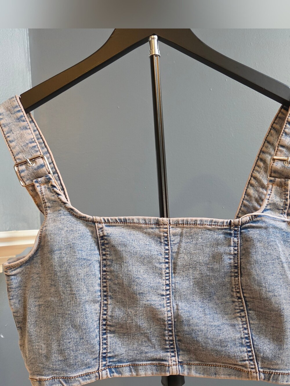 ✨️NWT✨️ Light Blue Denim Women’s Jeans Top-  Size Xl